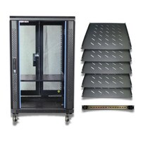 18RU 600x600 Server Rack 5 Shelves